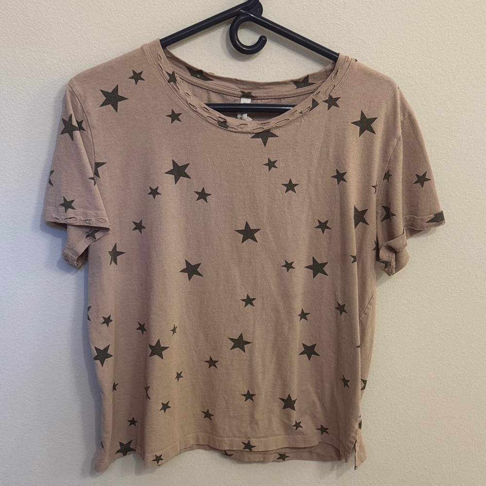 Star Patterned pink T-Shirt